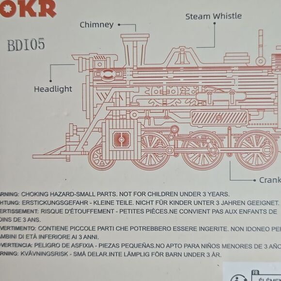 ROKR Prime Steam Express Model Kit -  NEW IN PACKAGE - Picture 6 of 7